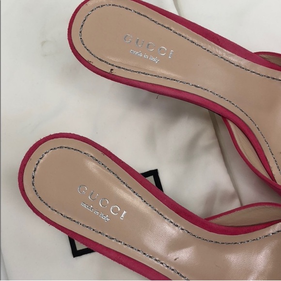 Gucci Dionysus Suede Kitten Mule Pumps - Picture 5 of 8